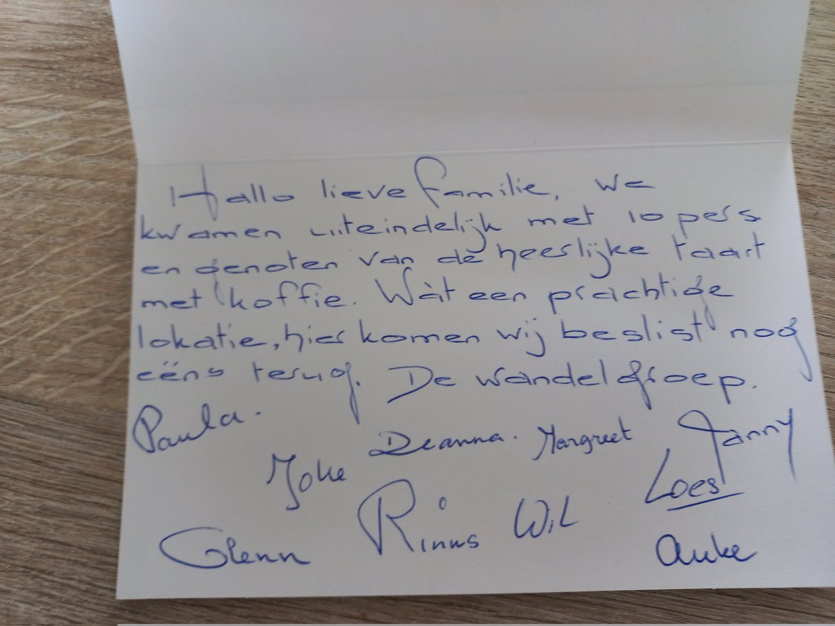 LageLinde's tweet photo. Toch leuk als je z,n kaartje in het #rustpunt vindt. Dan weet je dat deze plek door bezoekers wordt gewaardeerd.
https://t.co/HK1qln01vj
#IJsselstein https://t.co/ePgtUF6fyL