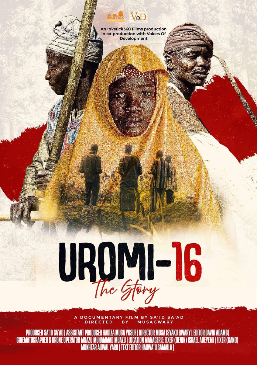 Finally, the story of Hausa hunters who were brutally killed in Uromi, Edo State, is coming to the big screen. Uromi-16 is a powerful documentary produced and written by Sa’id Sa’ad Abubakar and directed by Musa Gwary. This is a must watch film that tells the true story of what
