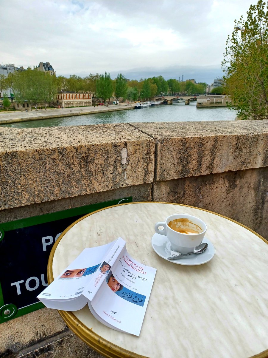 AClaireLegendre's tweet image. #Samedimatin #lecture :  toute nouvelle édition de la poétesse iranienne Forough Farrokhzâd 

On court à la meilleure librairie de Paris à l'@imarabe pour la trouver !