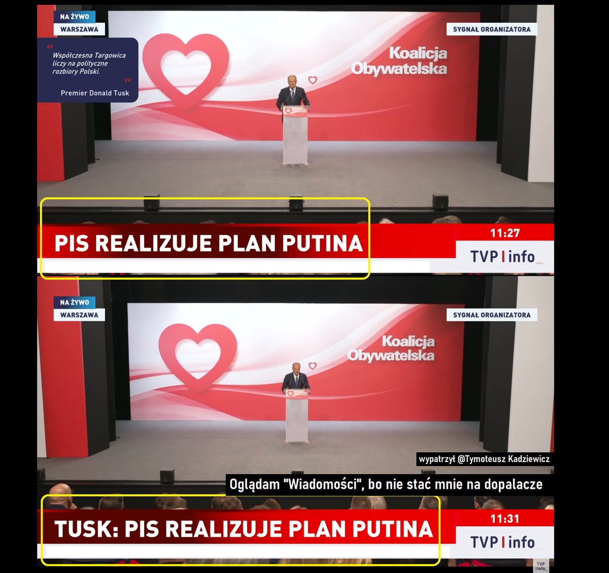 Ogladam"Wiadomości",bo nie stać mnie na dopalacze2 tweet media