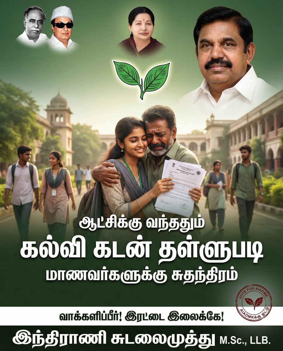 இந்திராணி சுடலைமுத்து #SayYesToWomenSafety&AIADMK tweet media