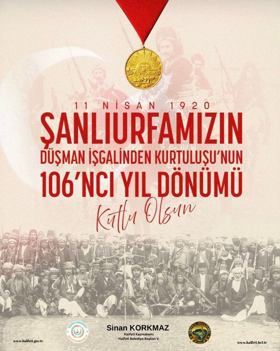 Halfeti Kaymakamlığı tweet media