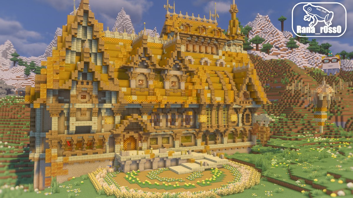 Rana_r0ss0's tweet image. Yellow only house
#Minecraft #Minecraftbuilds
