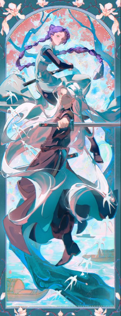 _Ximii_'s tweet photo. 给师徒搓了张大竖插🙌

#ScissorSeven #刺客伍六七 #梅花师徒 https://t.co/FdtdQ39P4B