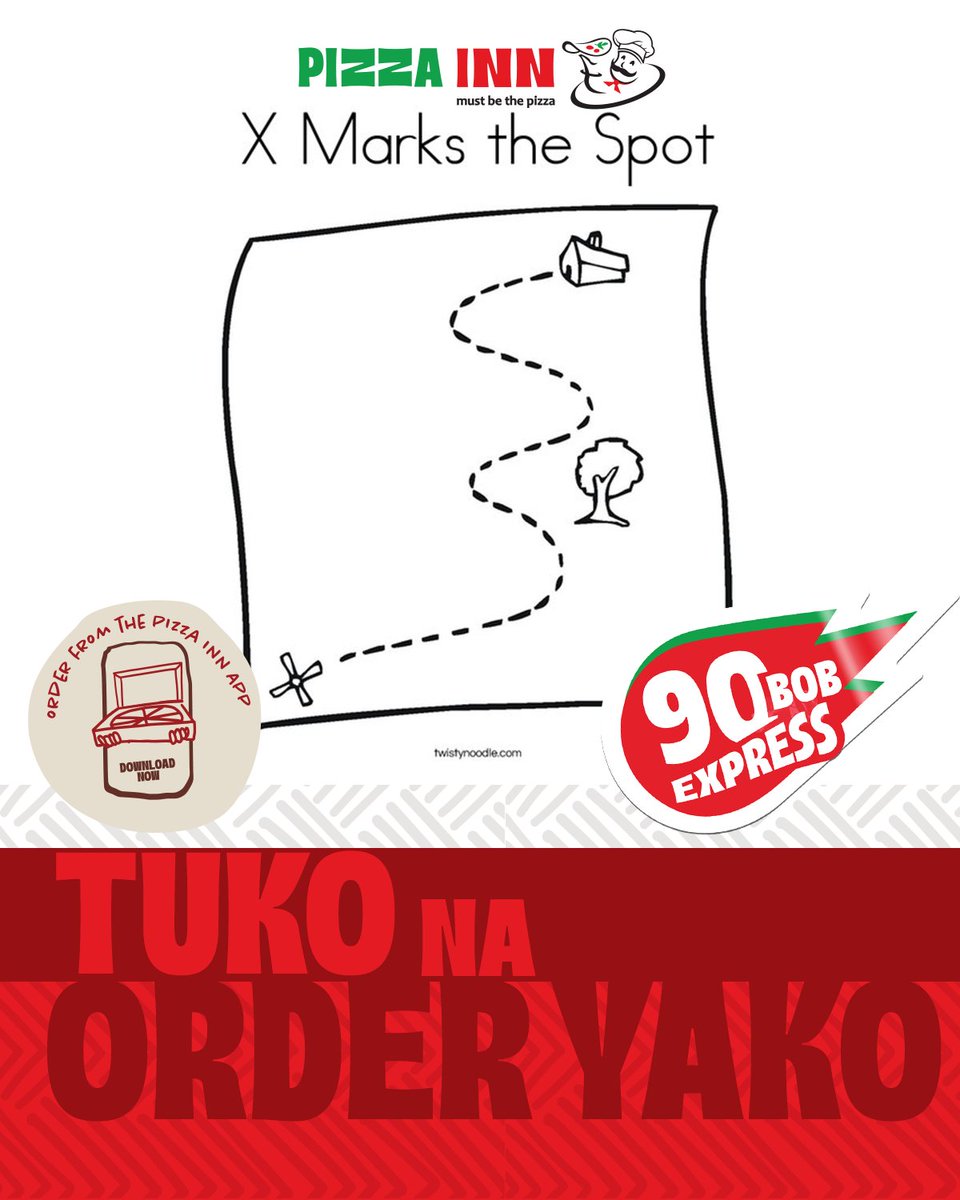 PizzaInnKenya's tweet image. It’s no threat, ni promise.
You tell us mahali uko, your choice of a cheesy pizza &amp;amp; we’ll x-press hio delivery. Delivery ni 90/- tu when you order via the Pizza Inn Delivery App.

#InnLove #MustBeThePizza