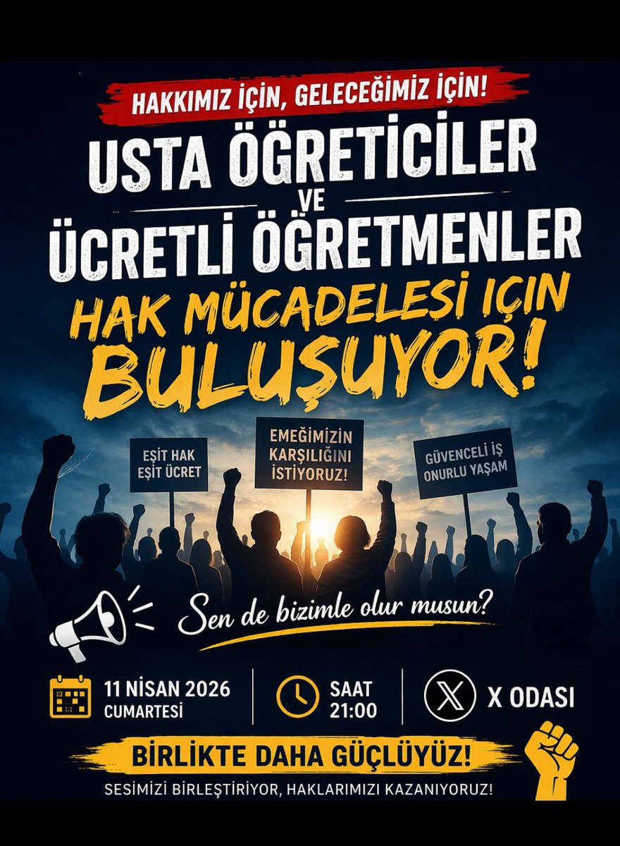 kran2590065's tweet photo. Eğitim sistemini ayakta tutan
ama sistemde adı bile geçmeyen binlerce kişi var.
Onların adı:
Usta Öğreticiler ve Ücretli Öğretmenler
#GörünmeyenEğitimciler
#NeÇıkar
USTA EKDERSLİ OMUZ OMUZA https://t.co/1yOADtQjgf