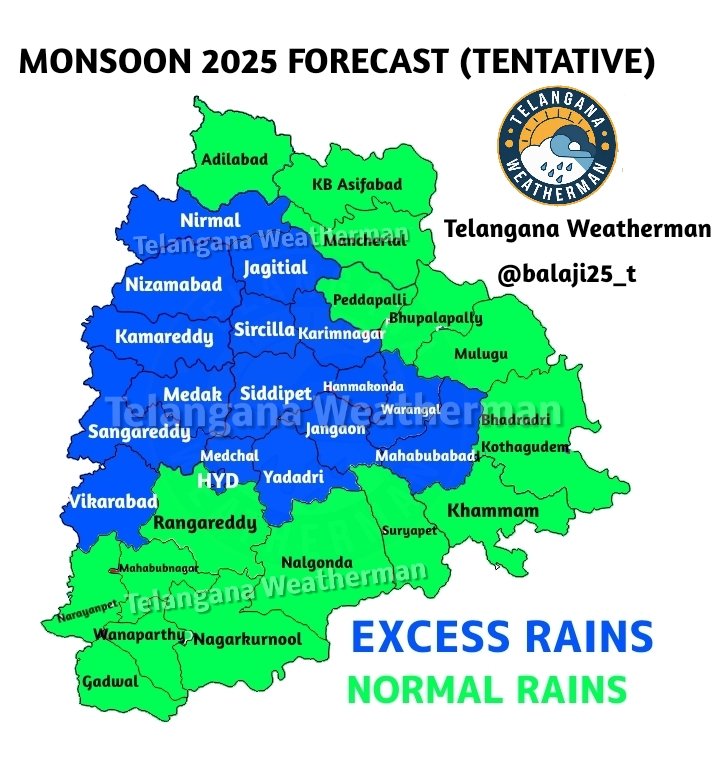 Telangana Weatherman tweet media