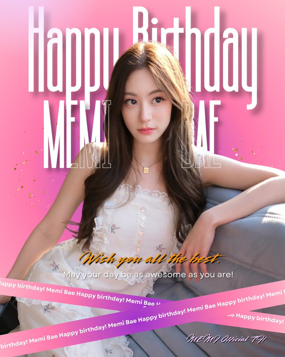 memibea_ofc's tweet photo. สุขสันต์วันเกิด 𝘏𝘢𝘱𝘱𝘺 𝘣𝘪𝘳𝘵𝘩𝘥𝘢𝘺 𝘯𝘢 𝘬𝘢 🎂🎊

ขอให้ทุกๆ วันของมีมี่เต็มไปด้วยรอยยิ้ม ความสุข และพลังดีๆ สุขภาพแข็งแรง ขอให้เส้นทางของมีมี่เต็มไปด้วยความสำเร็จ และมีคนคอยซัพพอร์ตมากขึ้นในทุกๆวันนะคะ💓

🐻‍❄️🍯🫶🏻

#memibae #มีมี่เหมือนฝัน https://t.co/ihhWQQwqck