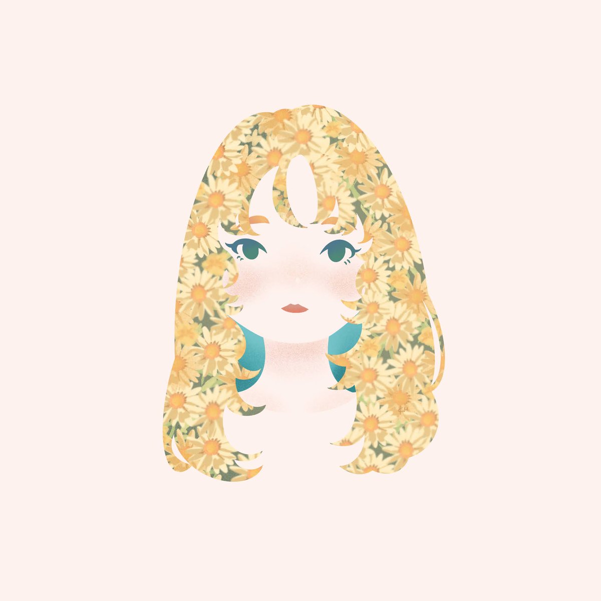 すんごく可愛いのが描けました
#イラスト
#デジタルイラスト
#花