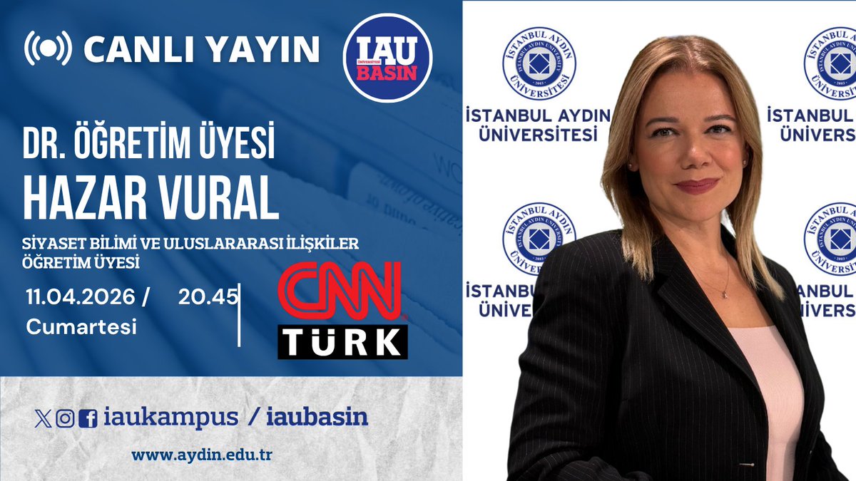 İstanbul Aydın Üni. Kurumsal İletişim Direktörlüğü tweet media