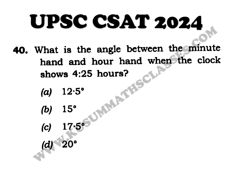 kusumclasses's tweet image. Watch the solution here:- youtu.be/o46yE-D6BeI

#UPSC, #CSAT, #UPSC2026, #UPSCCSAT, #UPSCPrelims2026, #CSATStrategy, #UPSCPreparation, #UPSCAspirants, #Prelims2026, #CSATPreparation