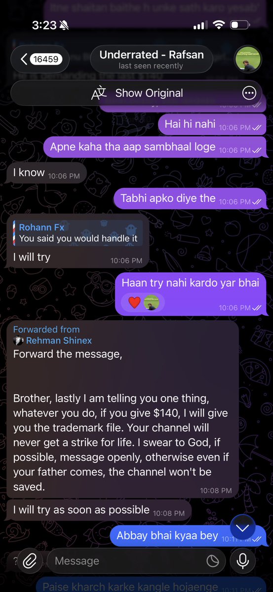 catchpipswithme's tweet photo. Hey @YouTubeIndia @YouTube @YouTubeCreators my youtube channel  https://t.co/XETHY7XqJ6 is being targeted by a malicious people from bangladesh  using fraudulent copyright strikes for financial extortion. They’ve admitted to the fake claims and are threatening a total takedown unless I pay them. Sharing few screenshots which would help you to trust this thing. My 1 short is already taken down. This is a clear abuse of the DMCA system. Please help! 🙏 #YouTubeSupport #CopyrightStrike
