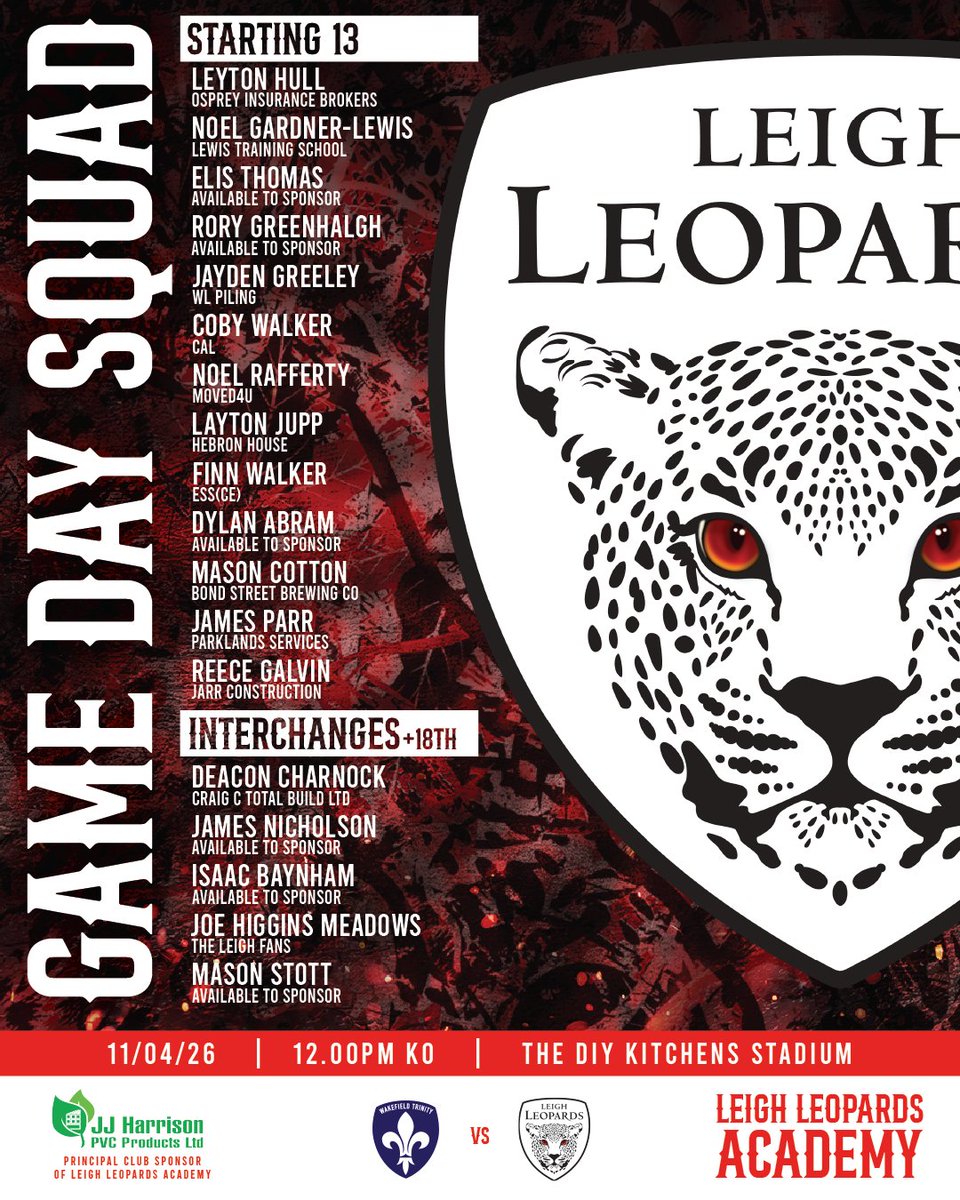 Leigh Leopards tweet media