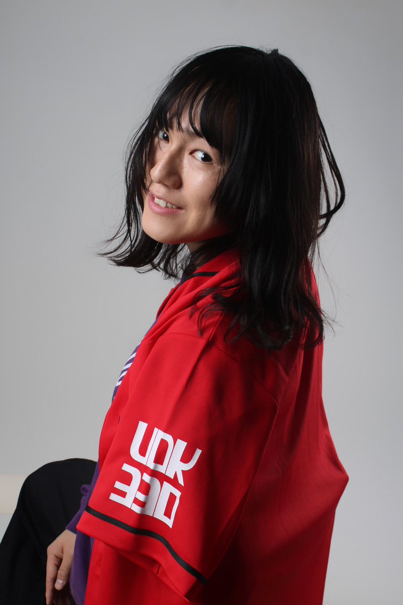 せっかくなので写真を撮ってもらいました。
イーグルフットとUDK。