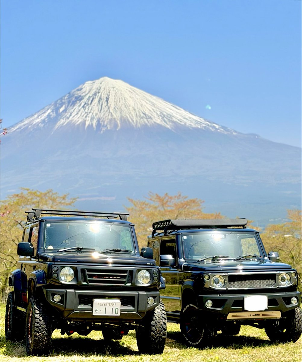 富士山パッカーン！
とっても良い日✨

#ジムニー旅
#エルガミーティング
