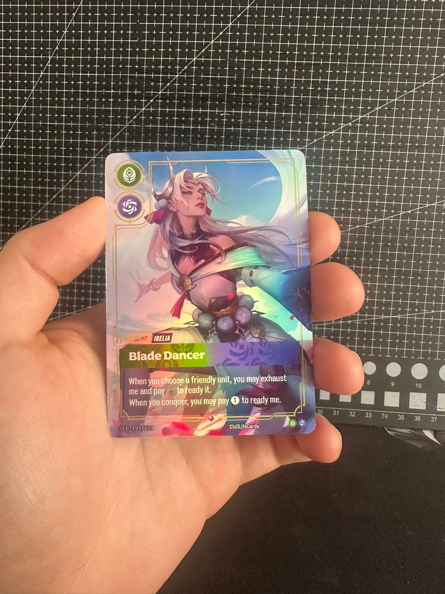 ChillLifeCards's tweet photo. This is how our custom Riftbound cards look 👀🔥

We love how they turned out. More designs, content, and giveaways coming soon 🎁

We’ve also got a huge catalog for every Legend, so feel free to DM us and we’ll send it over. https://t.co/h4E0OOTpGN