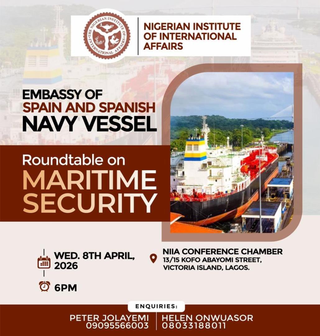 SomOrbis's tweet photo. Attended a Maritime Security Roundtable at NIIA with the Embassy of Spain &amp; Spanish Navy.

Insightful discussions on Gulf of Guinea security.

#MaritimeSecurity #InternationalRelations #GulfOfGuinea #Diplomacy4Aafia https://t.co/hGg40V8oHC