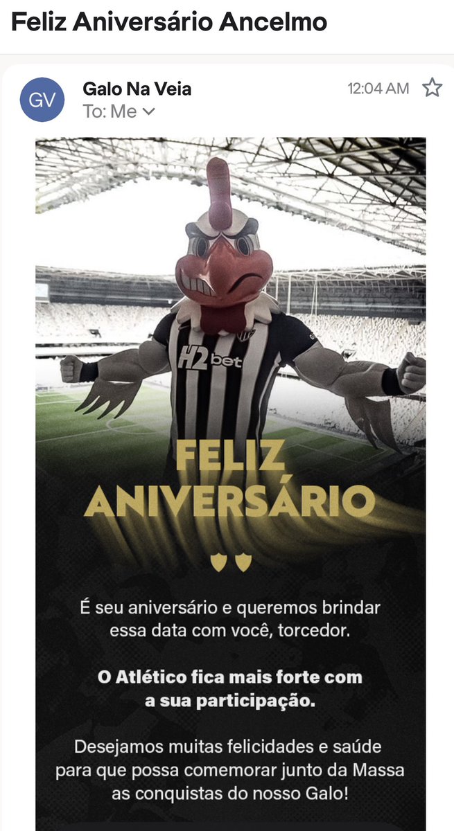 ancelmooliver's tweet photo. Muito Obrigado @GaloNaVeia 
Obrigado @Atletico 
Muito Obrigado Deus por mais um ano de vida e por fazer de Atleticano!!!
Gaaaaaaaaaalooooooooo https://t.co/qIYKRuDjWK