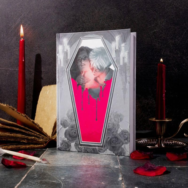 friendly reminder to my fellow lesbians, you can get the gorgeous hardcover of my butchfemme vampire book on amazon uk for less than £10 (link below)
