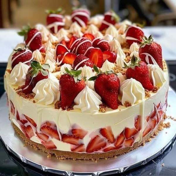 SunSpecial77's tweet photo. Strawberry cake yes or no? https://t.co/Fz3fuxk71m
