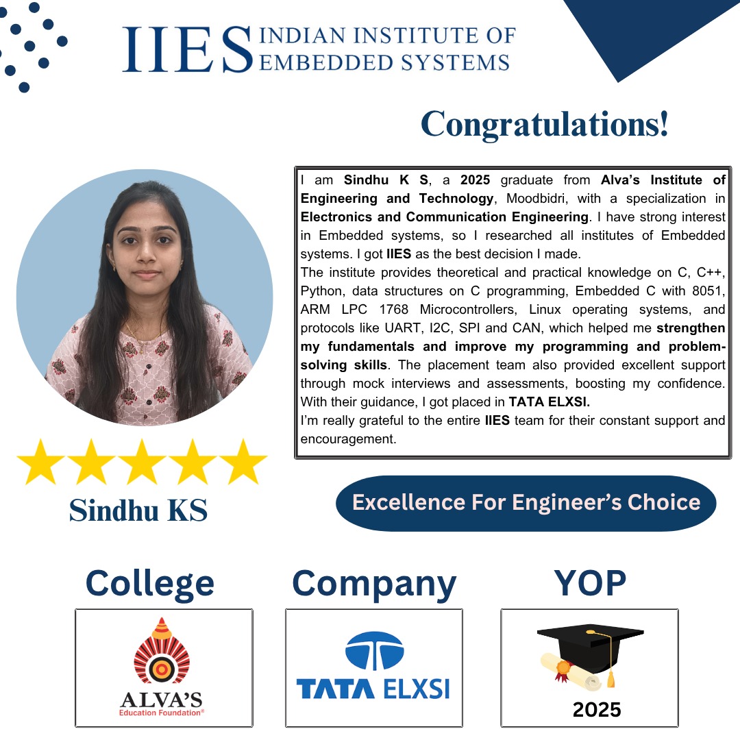 Indian Institute of Embedded Systems (IIES) tweet media