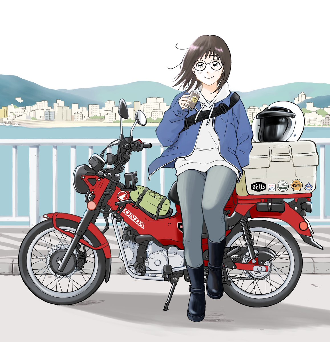 安堂ミキオ ほたるロードマップ②巻発売中🛵 tweet media