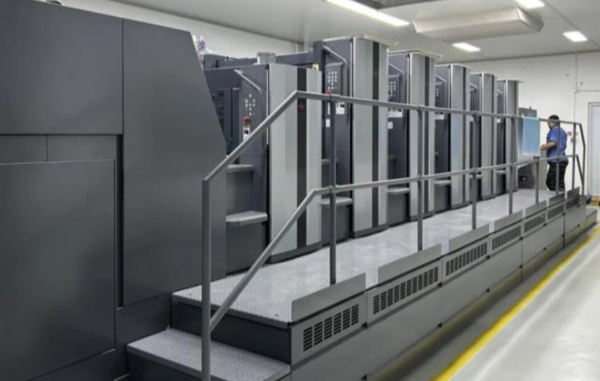 MPartnersEurope's tweet image. #RMGT News: Yet another leading #pharma packaging #printing company has invested in RMGT litho equipment. The brand-new RMGT 1060LX-5+CC+LD has been successfully installed and put into immediate  production at Wego Group Jierui Packaging. Full story here: bit.ly/4tKOU4a