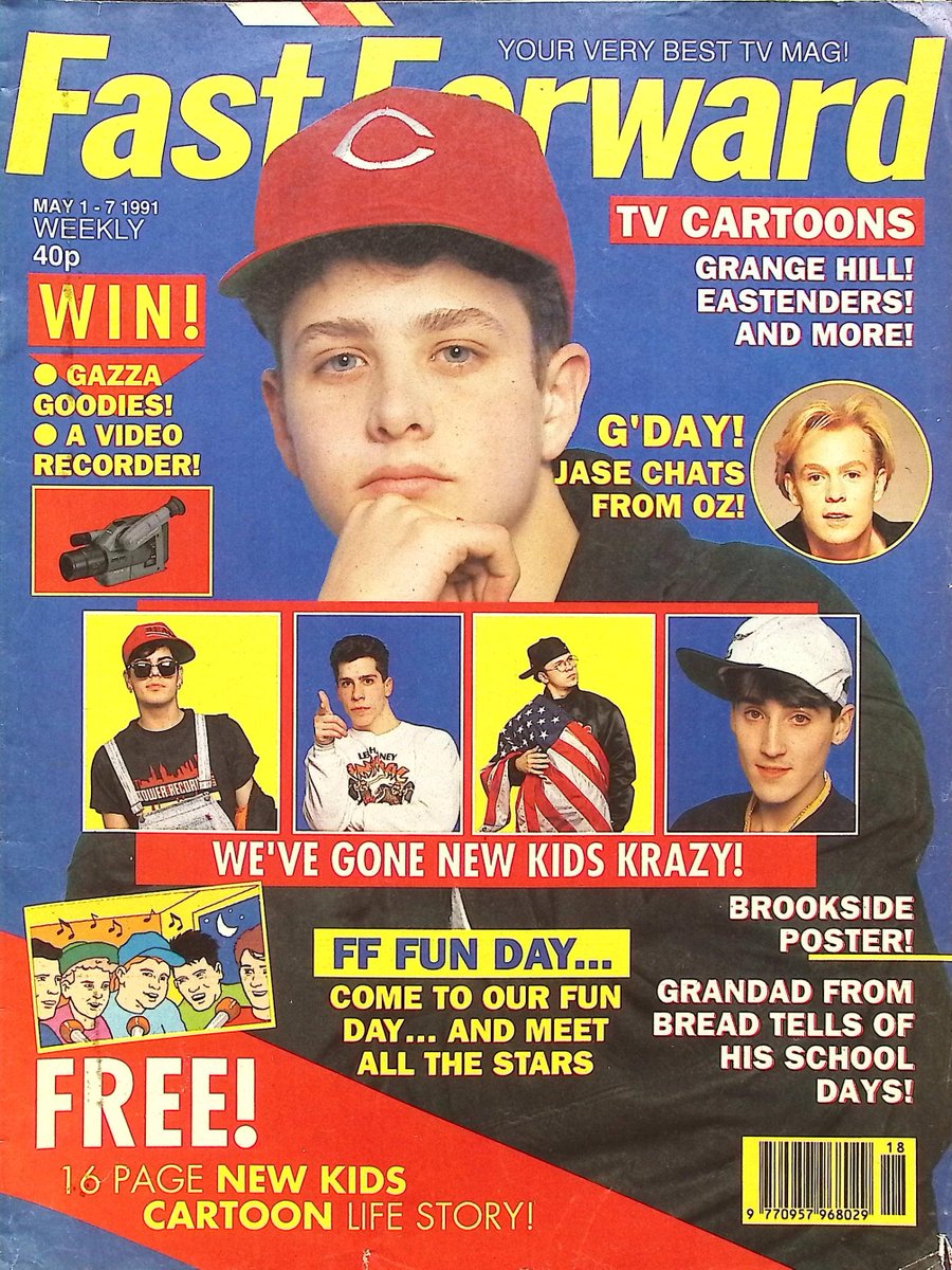 TvDidYouSee's tweet photo. #OnThisDay 1 May 1991 - FAST FORWARD
KING FOR THE DAY! - #DarrenDay wants to take #RubyWax to a royal garden party
CHOO! CHOO! - Where did The 8:15 From Manchester find their new girl #DianneOxberry?
SKOOL REPORT - Bread's Grandad (Kenneth Waller) was never very naughty. https://t.co/0rKDwwqpXa