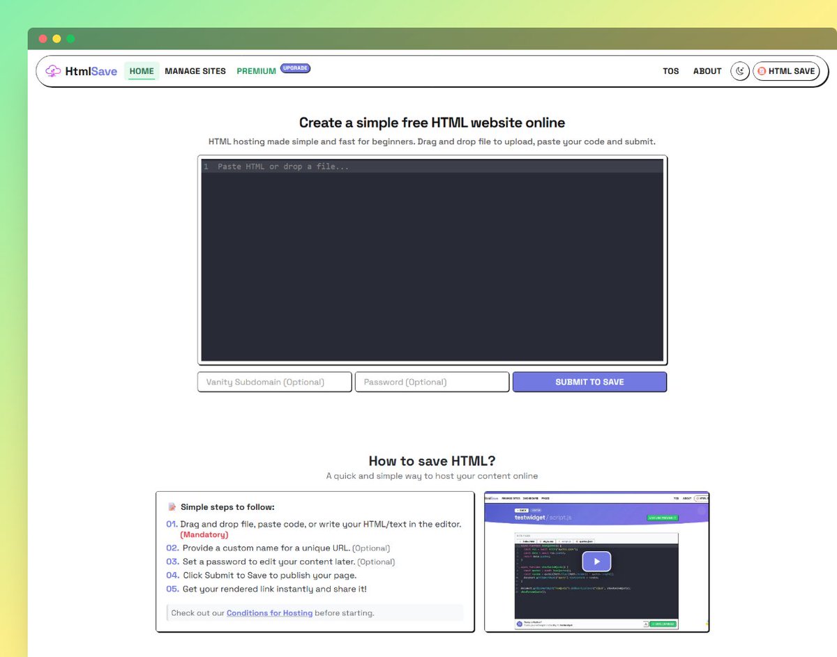Html Save tweet media