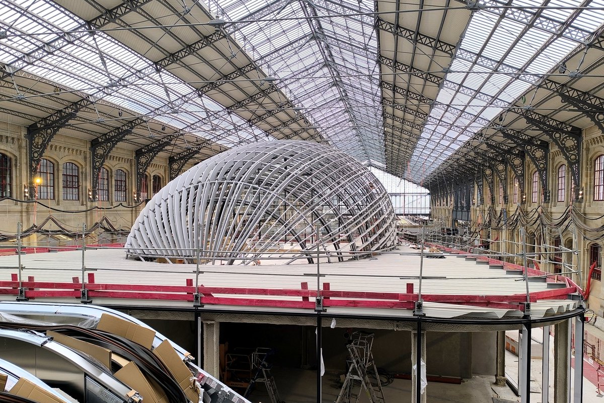 jmlesavions's tweet photo. Cela prend forme. Hâte de voir la fin.
@ConnectGares @GroupeSNCF
#garedausterlitz https://t.co/cbRCxUsNS5
