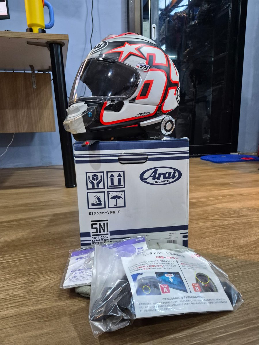 hipnot1ch's tweet image. WTS Helm ARAI RX-7X Snell 2020D
ARAI SNI Ukuran S &amp;amp; kelengkapan Fullset
(Tidak termasuk interkom)
Tambah 500 angkut interkom
.
COD Boleh janjian dulu

kalo lewat tl kalian help bantu like&amp;amp;RT ya moots🫶
#WTS #WTB #zonauang #ZONAJAJAN