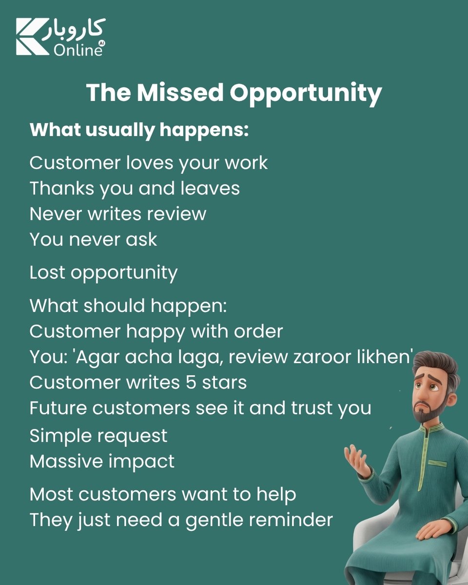 karobaronlineai's tweet image. Stop ignoring this goldmine! 
Swipe to learn why social proof sells better than paid ads and how you can unlock the power of reviews today.

#SocialProof #BusinessGrowth #MarketingStrategy #KarobarOnlineAI