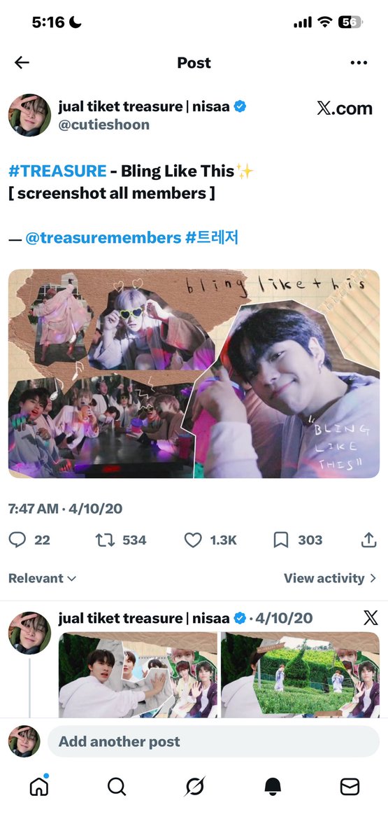 jual tiket treasure | nisaa tweet media