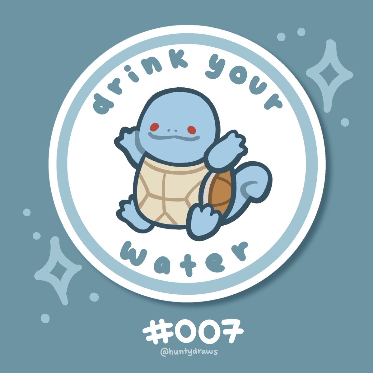 HuntyDraws's tweet image. Say hydrated #squirtle #pokemon