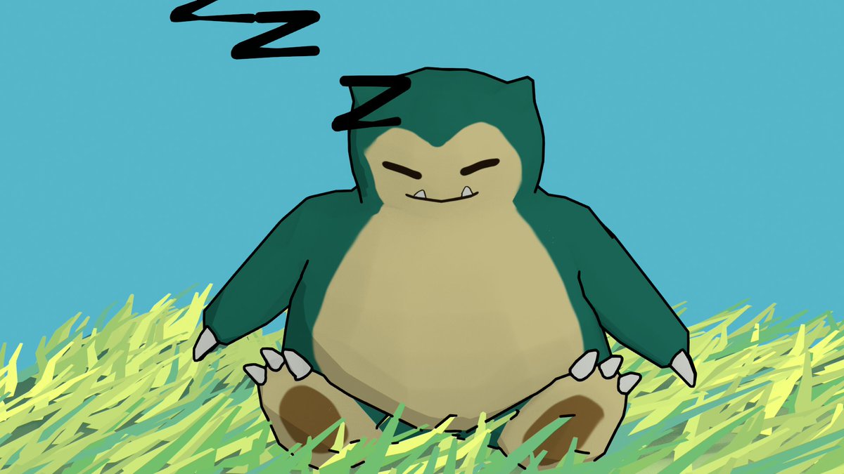 Dilute3d's tweet photo. Comment what Pokemon I should make next!

#blender #pokemon #3d #artㅤㅤㅤㅤ #stylised https://t.co/CiIfkJ6x9T