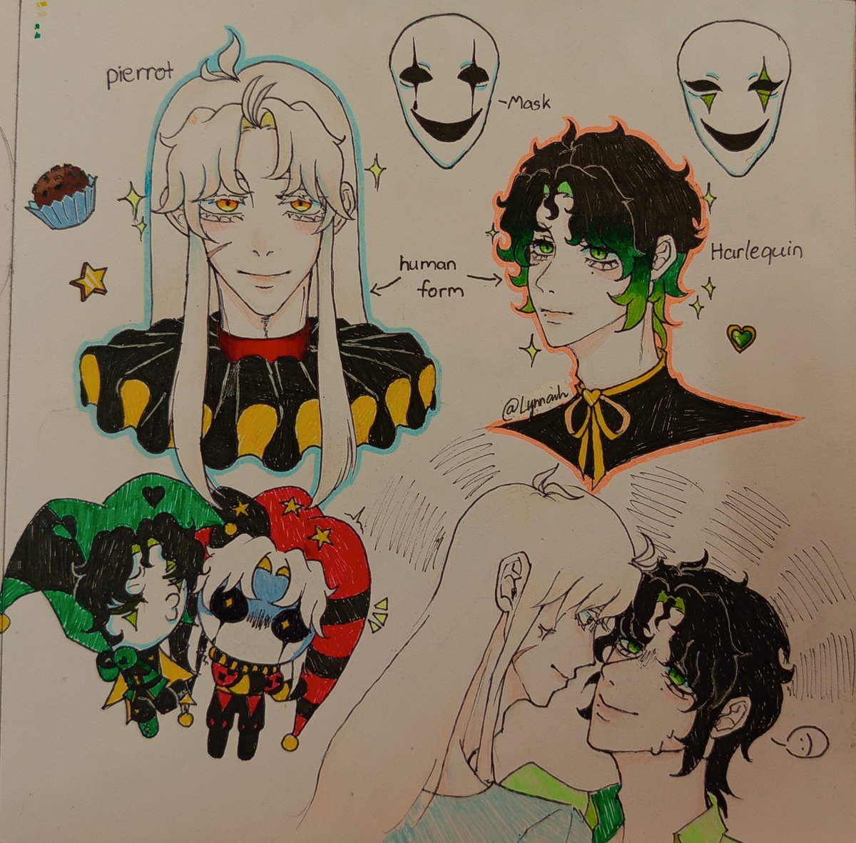 QaT1666727's tweet photo. #pierrot #harlequin https://t.co/TkWSyQDOA6