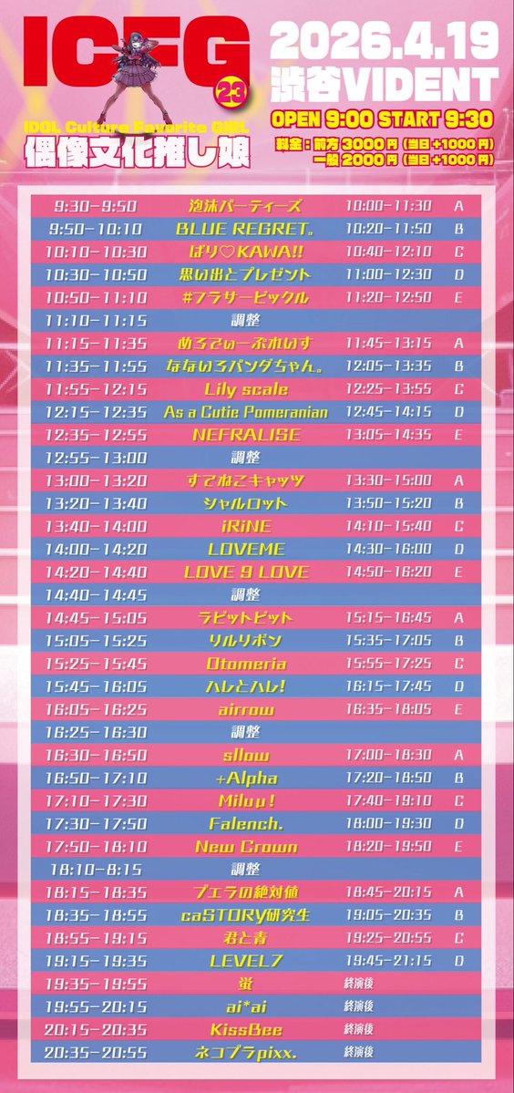 ICFG〜偶像文化推し娘〜 tweet media