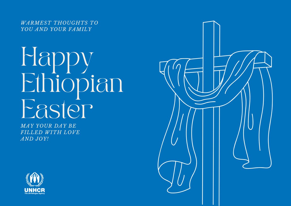 UNHCREthiopia's tweet image. As Ethiopia celebrates #Fasika, we honor the profound spirit of renewal and hope. 🕊️

For refugees and displaced families, even far from home, the promise of a new beginning remains.

UNHCR wishes a peaceful and blessed Easter to all.

#WithRefugees #Ethiopia
