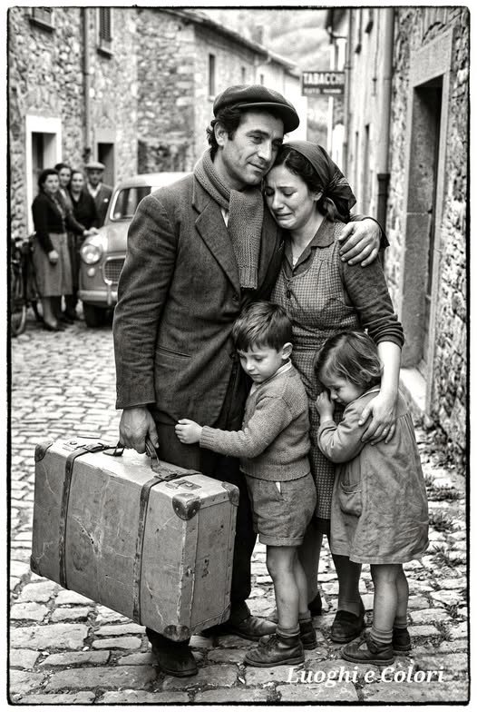 LA VALIGIA PER UN LUNGO VIAGGIO. I NOSTRI NONNI CHE EMIGRAVANO "IN TERRE ASSAI LONTANE" PER UN TOZZO DI PANE.