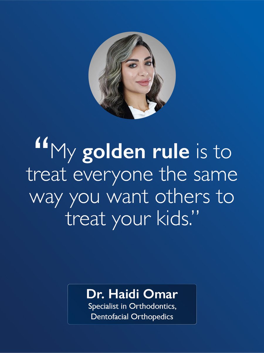 doctor_michaels's tweet image. Care that feels like family. 🤍

With over a decade of experience and a heart rooted in compassion, Dr. Haidi Omar goes beyond straightening smiles; she builds trust, confidence, and a safer future for every patient she treats. 🦷✨

#orthodontics #orthodontist #dentist