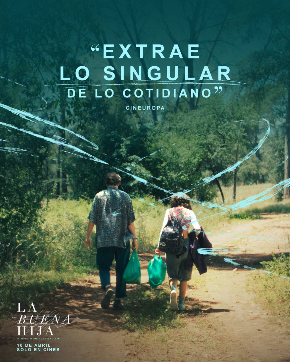 Avaloncine's tweet image. Emocionante - Sensible - Sutil ✨

LA BUENA HIJA. YA EN CINES

#LaBuenaHija #prensa #quotes #críticas