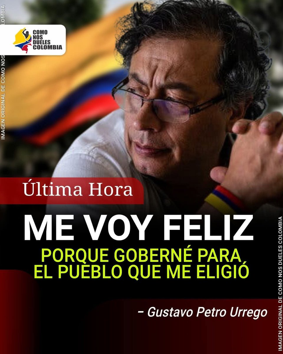 Se va Gustavo Petro pero deja un gran ejemplo de como es que se gobierna.