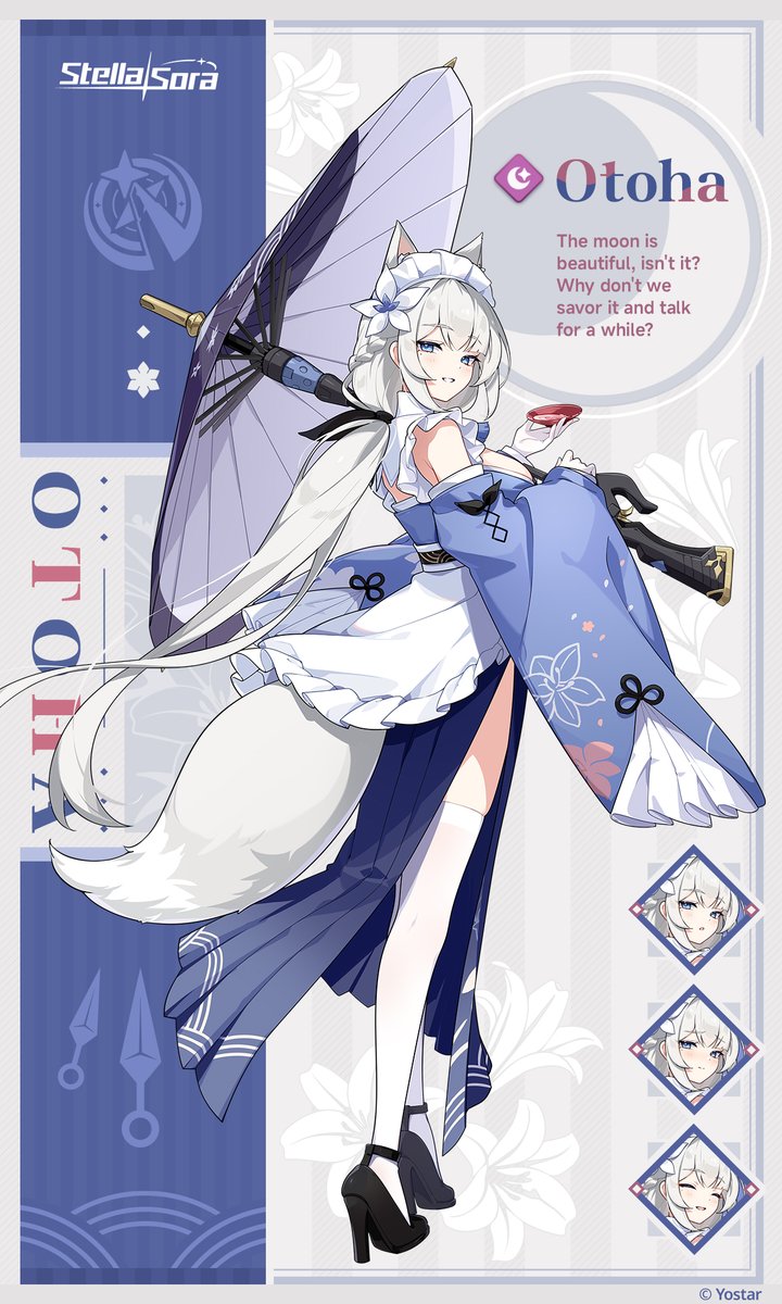 StellaSoraEN's tweet image. ✧Trekker's Greeting | Otoha

I won't say I want you to trust me on our first meeting. For now, just try to remember my name—"Otoha."

"The moon is beautiful, isn't it? Why don't we savor it and talk for a while?"

#StellaSora #Yostar