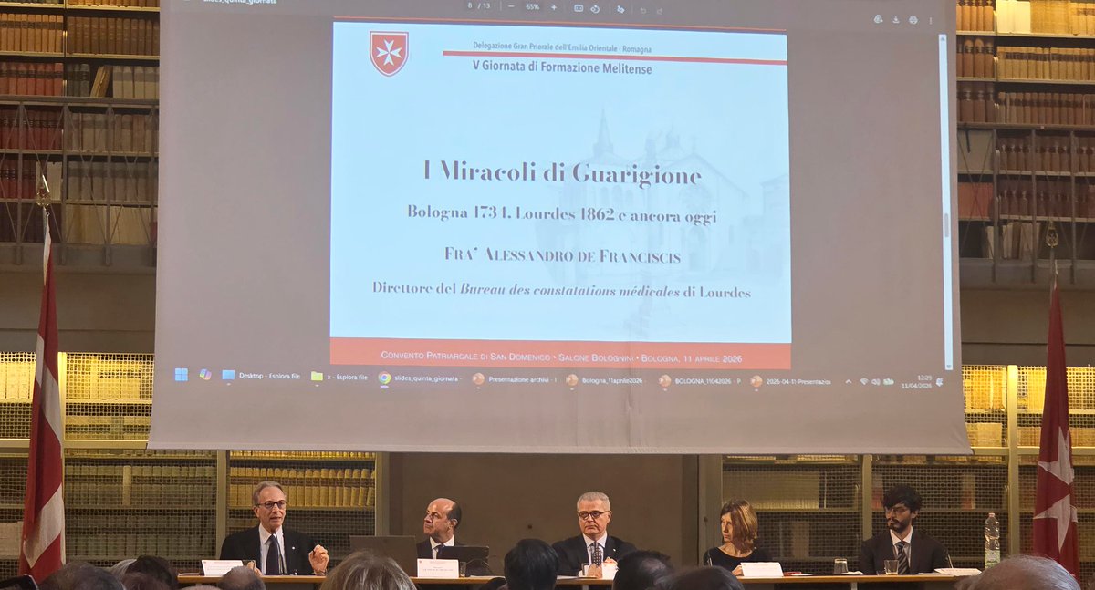 davidepieringer's tweet photo. Merci docteur Fra @a_defranciscis de @LourdesMedicale.
V Giornata di Formazione Melitense @ordinedimalta https://t.co/NZSR5aceyt