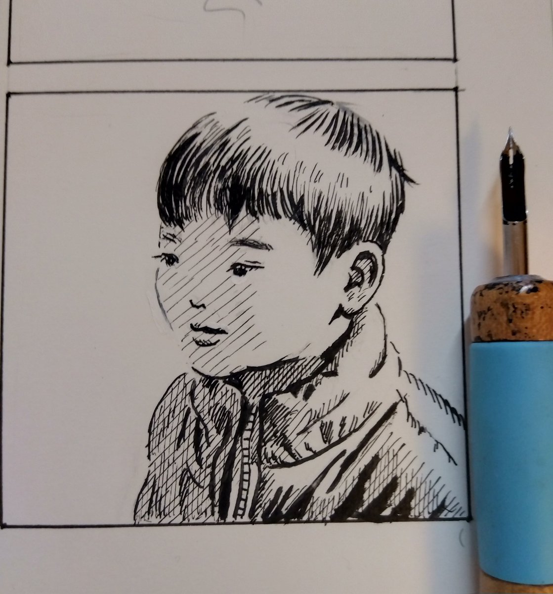 漫画、少しずつ描いています。