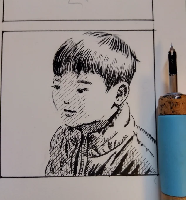 漫画、少しずつ描いています。 