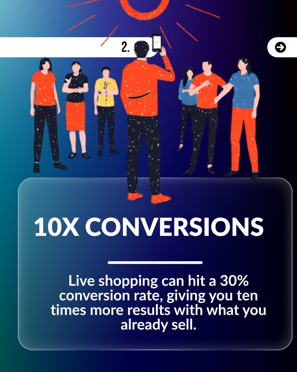 iimprostream's tweet photo. Your store is open. But 97% of visitors leave without buying.
Live commerce fixes that. 30% conversion rates. Real-time trust. Urgency that actually moves people.
The catch? Most platforms make you stream on their turf. They get the customer. You get the view.
iimpro gives you the reach without the trade-off. Stream once, sell on your store, our marketplace, and a creator network — and keep every customer, every data point, every checkout.
Shopify stores that stream sell more. Full stop.
#livecommerce #shopify #ecommerce #dtc #conversionrate