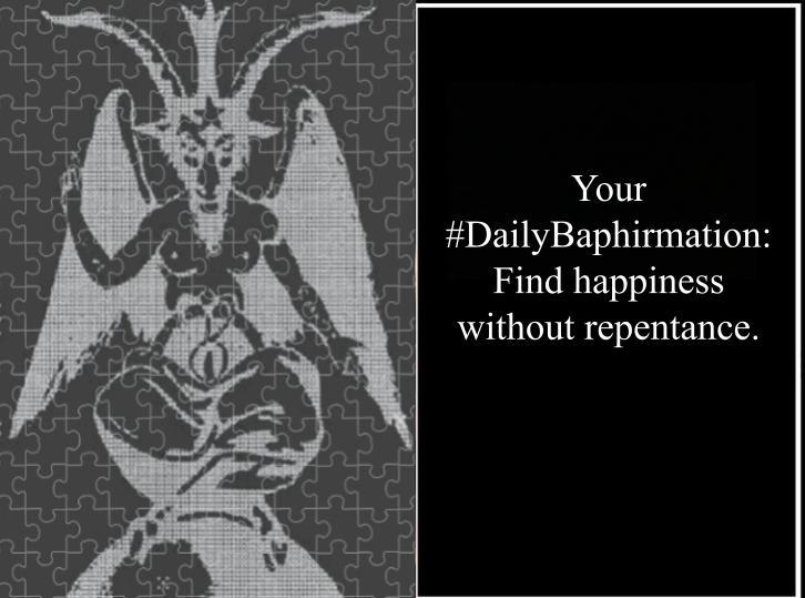 SatanicSF's tweet photo. #DailyBaphirmation https://t.co/mRnDQrxdzl