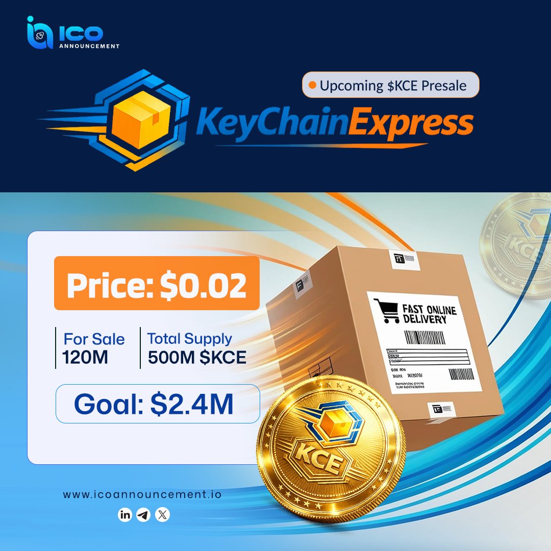 ICOAnnouncement's tweet photo. Start your Web3 journey with $KCE presale tokens available at $0.02 each.

Know More: https://t.co/kFMjVngkd7 https://t.co/qEy5TgRpdX