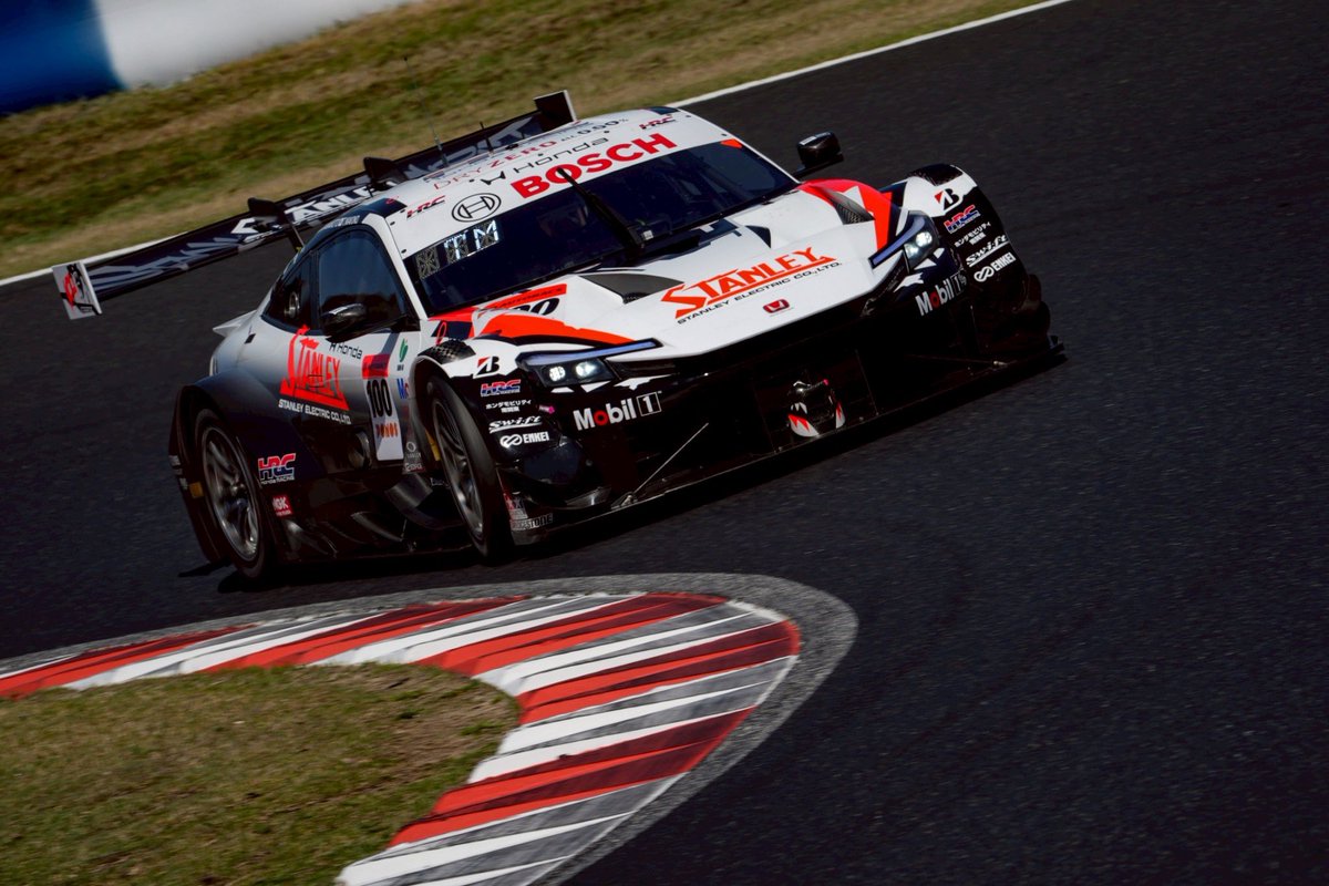 CasioEdificeJP's tweet image. 🚩SUPER GT 第１戦
No.100 STANLEY HRC PRELUDE-GT
公式予選結果　８位
プレリュードGTデビュー戦！好戦績に期待🔥

#EDIFICE  #CASIO #カシオ   @CASIOJapan